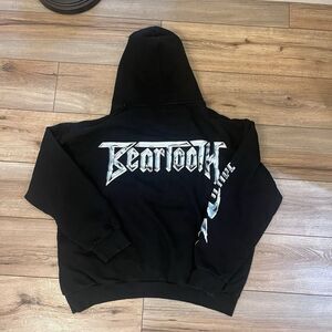 Beartooth Band Riptide Band Black Hoodie Sweatshirt Size XL Red Bull Records